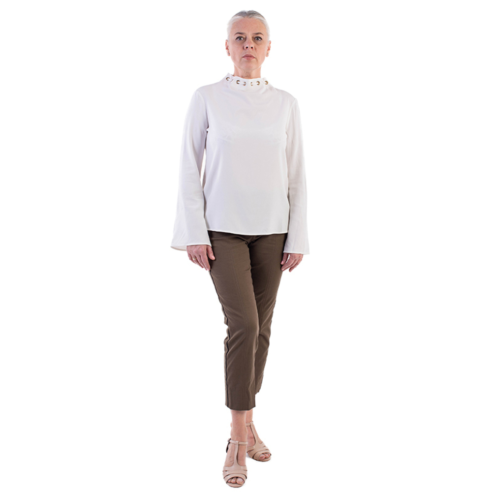 Network Blouse Women size L White